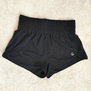 NWOT EMBRACE YOUR LOVE Black Running Shorts Performance - Size Large